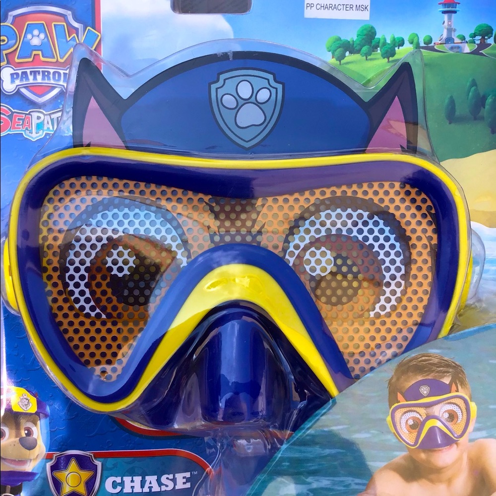 Paw Patrol Goggles, NICKELODEON~SWIMWAYS~PAW PATROL~SEAPATROL~CHASE SWIM MASK